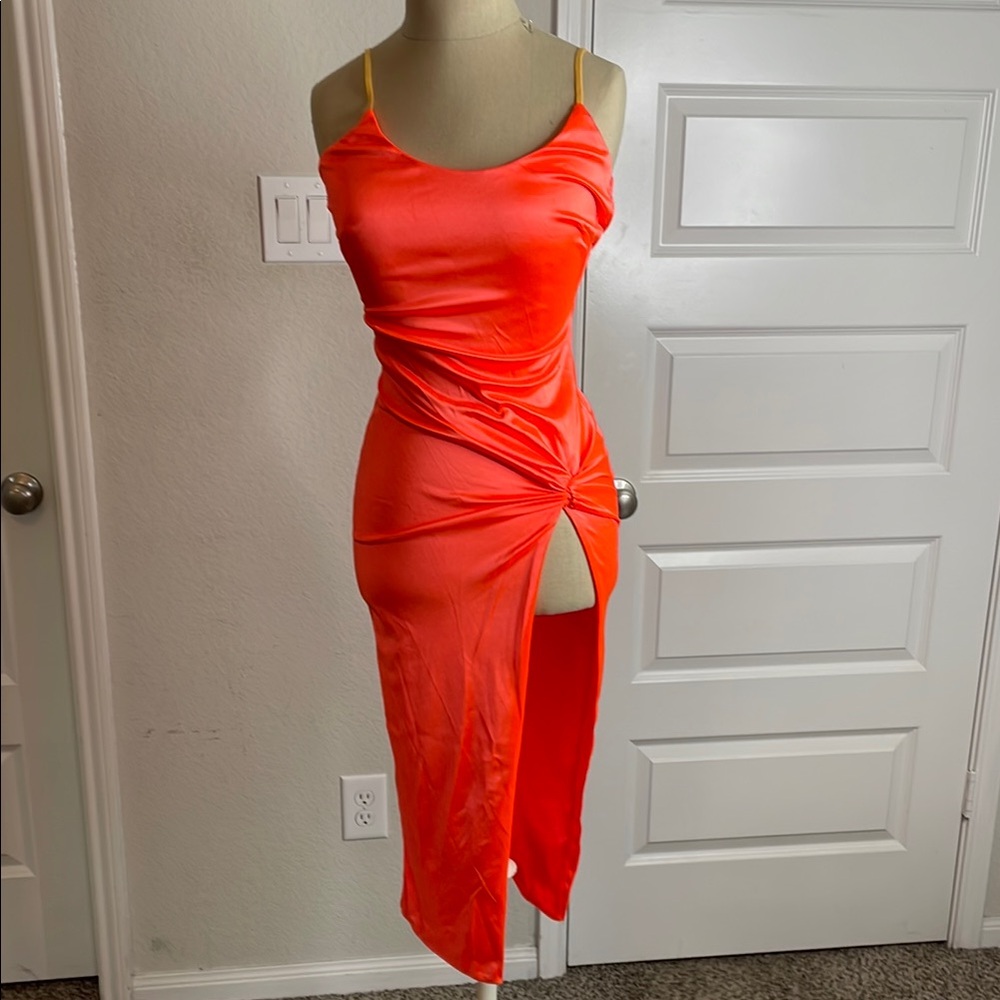 Vibrant Orange Dress